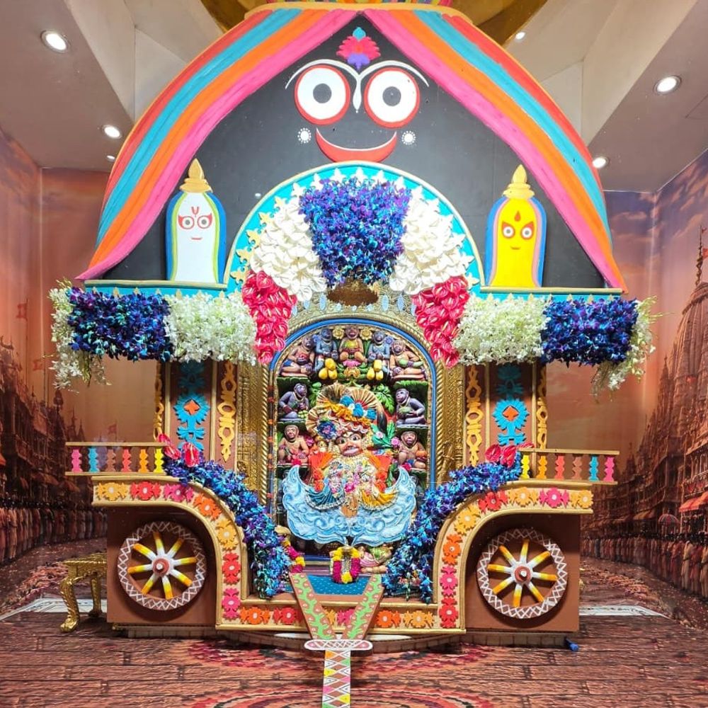સાળંગપુરમાં હનુમાનજીને રથયાત્રા થીમનો દિવ્ય શણગાર:અષાઢી બીજે 'જય જગન્નાથ'ના નાદથી મંદિર ગુંજ્યું