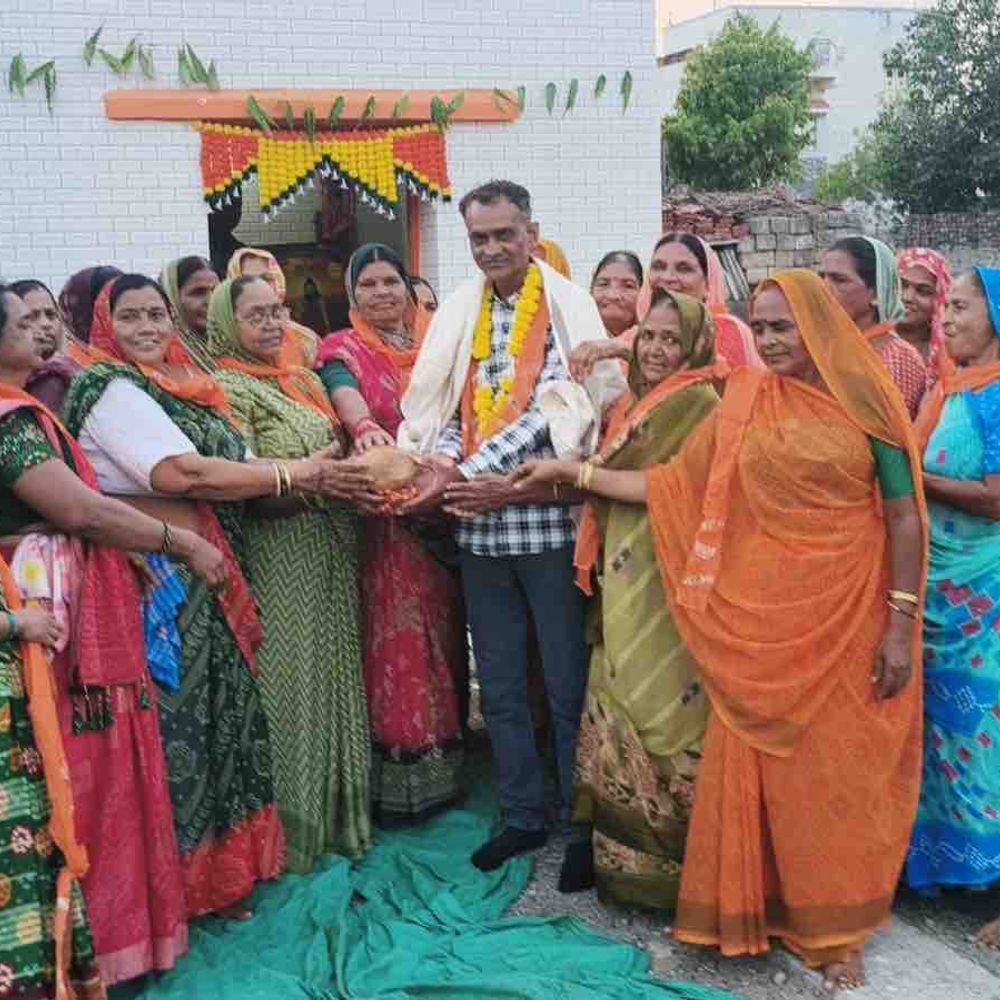 રાજેશ ડાભી ભાજપ બક્ષીપંચ મોરચાના મહામંત્રી બન્યા:લાલપુર કોળી સમાજ દ્વારા ભવ્ય સન્માન સમારોહ