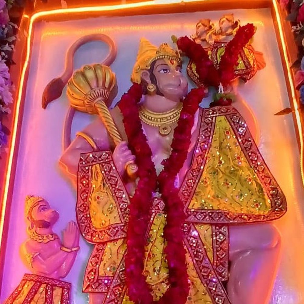 રાંચરડા નીબ કરૌરી મહારાજ મંદિરમાં ભક્તિનો માહોલ:આજે યોજાશે 100મો ભવ્ય સુંદરકાંડ પાઠ, બે વર્ષથી ચાલે છે અવિરત ક્રમ