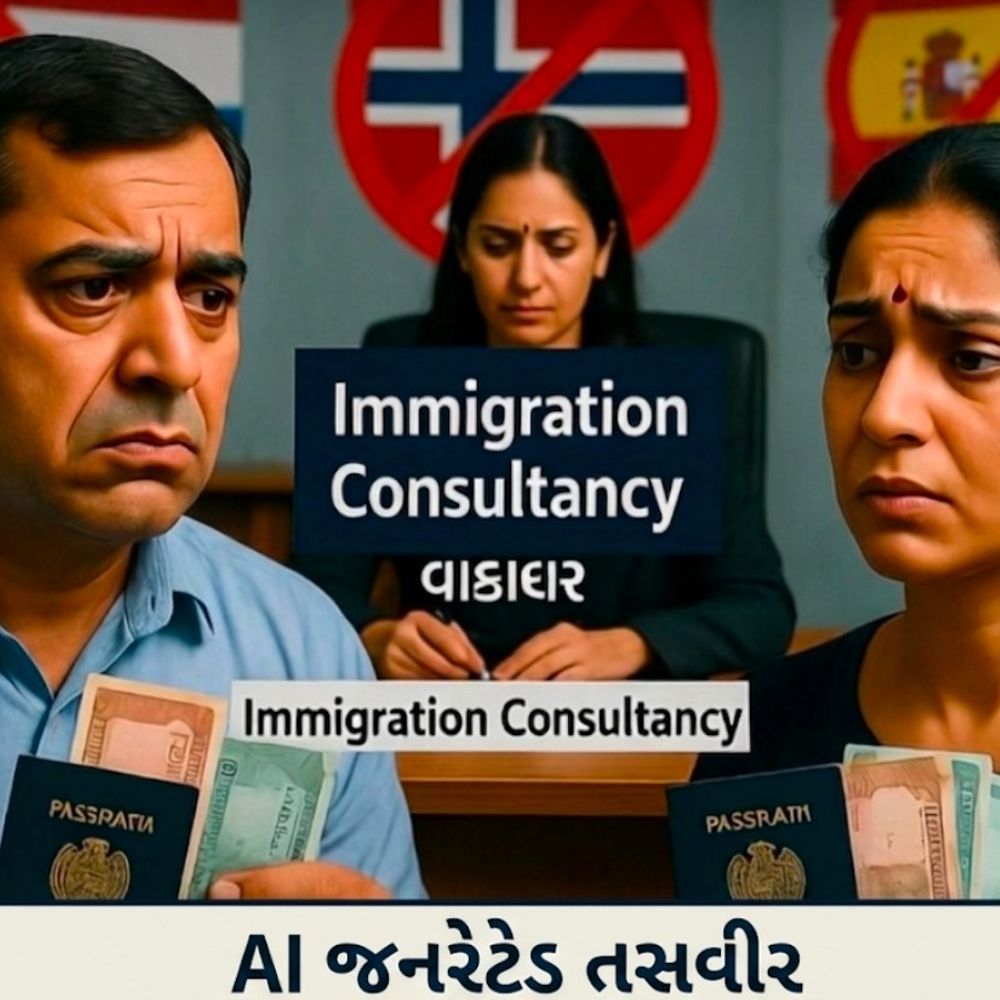નેધરલેન્ડ, નોર્વે અને સ્પેનના વર્ક પરમિટ વિઝા અપાવવાના બહાને ઠગાઈ:આણંદના ટ્રાવેલ્સ સંચાલક સહિત 2 લોકો પાસેથી 2.45 લાખ રૂપિયા પડાવ્યા, વડોદરાની ઇમિગ્રેશન કન્સલ્ટન્સી ચલાવતી મહિલા સામે ફરિયાદ