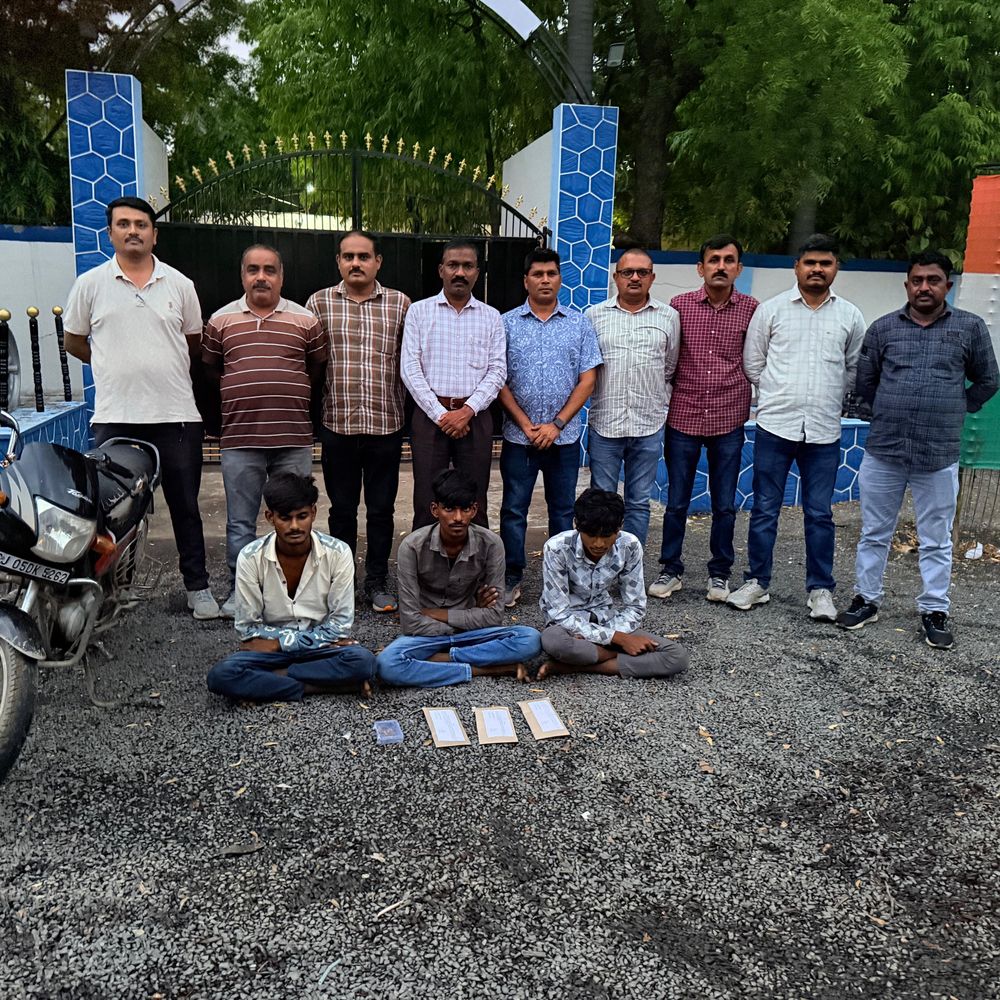 ધારીમાં 4 દિવસ પહેલા થયેલી ઘરફોડ ચોરીના 3 આરોપી ઝડપાયા