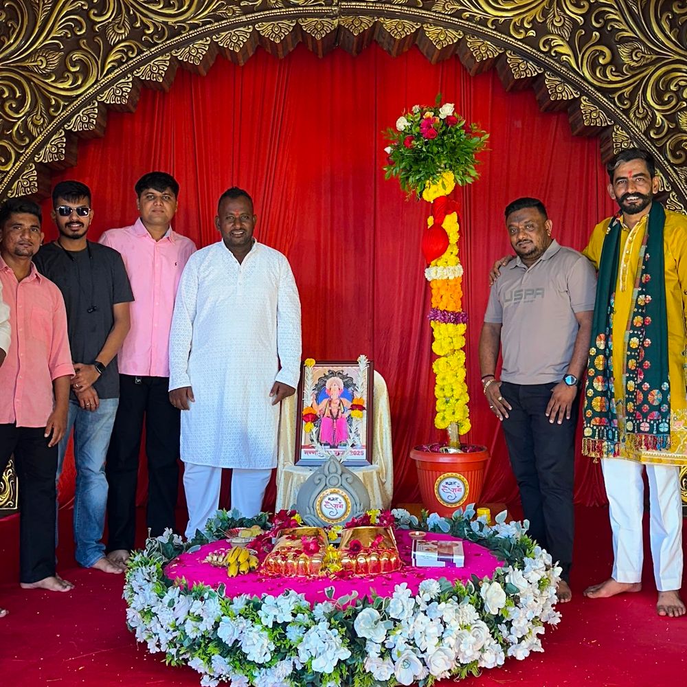 મન્નત કા રાજા ટ્રસ્ટ દ્વારા મંડપ મુહૂર્ત:ગણેશોત્સવની તૈયારીઓ શરૂ, સેવાકીય પ્રવૃત્તિઓ પણ ચાલુ