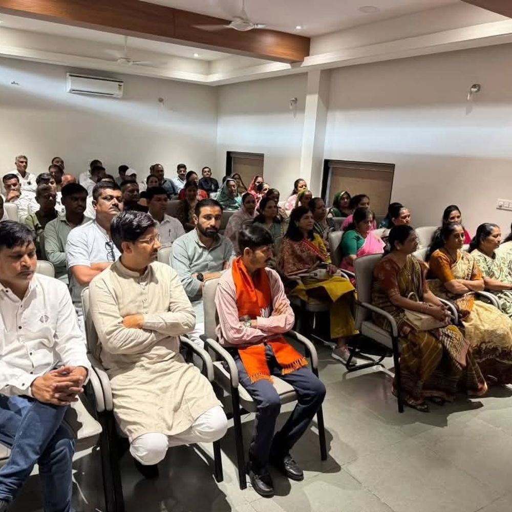 મહાનગરપાલિકાના નવનિયુક્ત ચેરમેનનું સ્વાગત:મો કમલમ્ કાર્યાલય ખાતે ભાજપ આગેવાનોએ અભિનંદન પાઠવ્યા