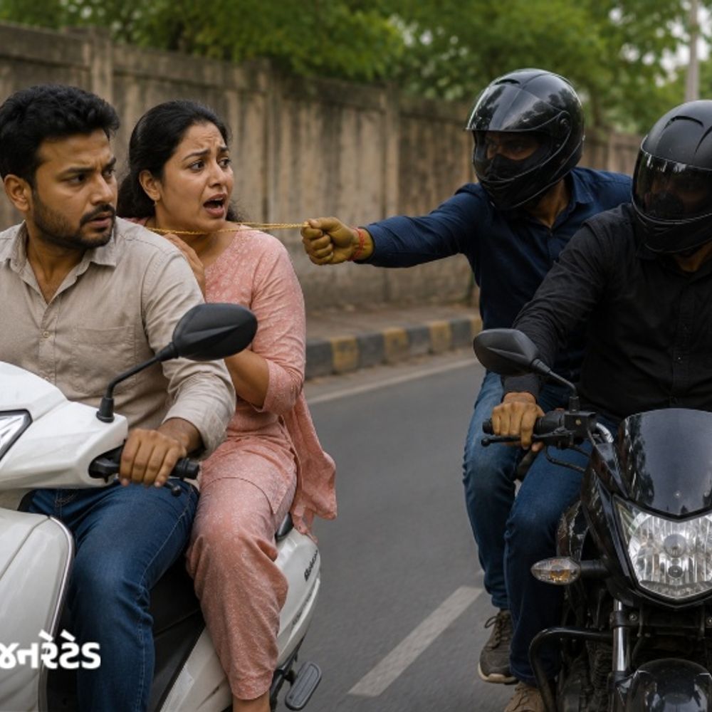 મહિલાના ગળામાંથી 2 શખસ સોનાની ચેઈન ખેંચીને ફરાર:એડમિન ઓફિસરે કંપનીના રૂપિયાથી પોતાની લાખોની લોન, દેવું ભરી દીધું; કાલુપુરમાં વેપારી પર યુવકનો છરીથી હુમલો