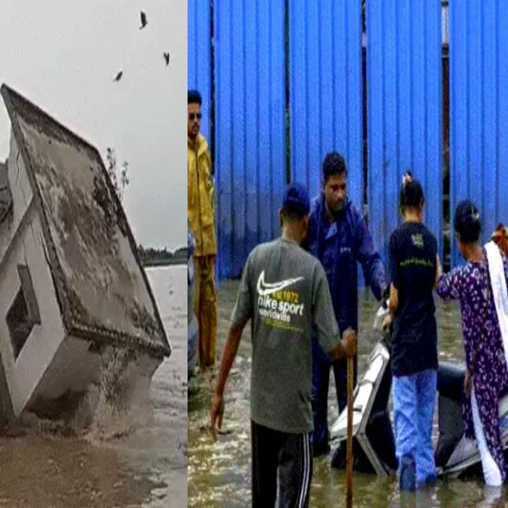 બંગાળથી ઉત્તરાખંડ સુધી 1500KM વાદળો: એક સપ્તાહ વરસાદનું એલર્ટ, યુપીમાં શાળા નદીમાં સમાઈ