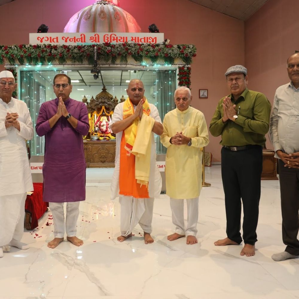 વિશ્વ ઉમિયાધામ, અમદાવાદમાં ગુરુપૂર્ણિમા મહોત્સવ:પાદુકા પૂજન અને ધર્મસભા સાથે ઉજવણી