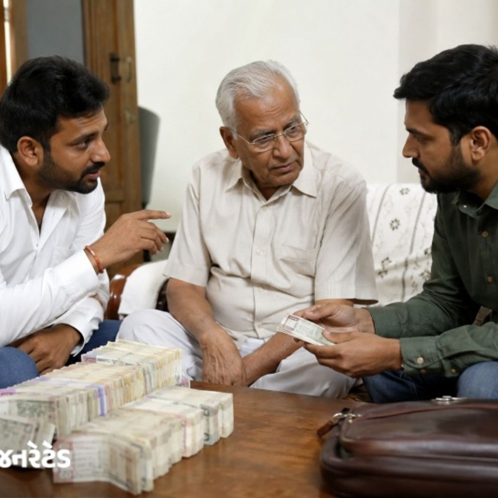 નારણપુરાના વૃદ્ધ સાથે 15 લાખની છેતરપિંડી:મુંબઈના બે શખસોએ પૈસા બમણા કરવાની લાલચ આપી વૃદ્ધ પાસેથી પૈસા પડાવ્યા
