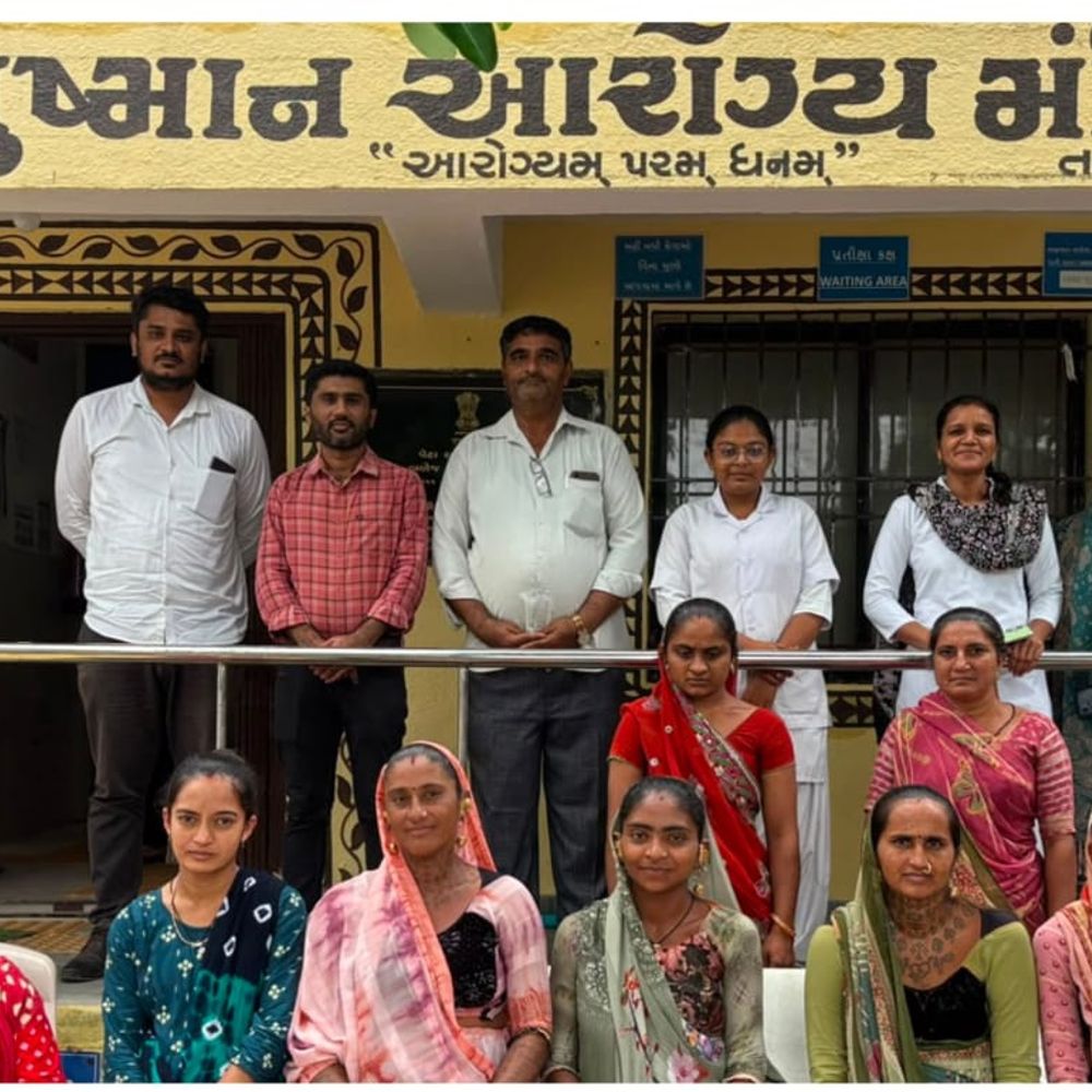 ગરેજ પ્રાથમિક આરોગ્ય કેન્દ્રમાં વિશેષ ANC કેમ્પ: 45 સગર્ભા માતાઓને આરોગ્ય સેવા
