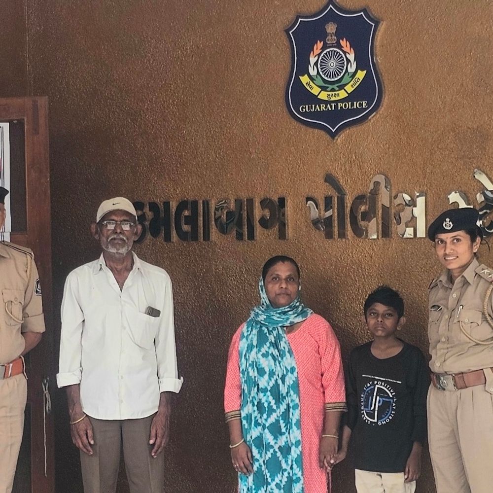 કમલાબાગ પોલીસે ગુમ મા-દીકરાને શોધ્યા:પરિવારને સુરક્ષિત રીતે સોંપવામાં આવ્યા