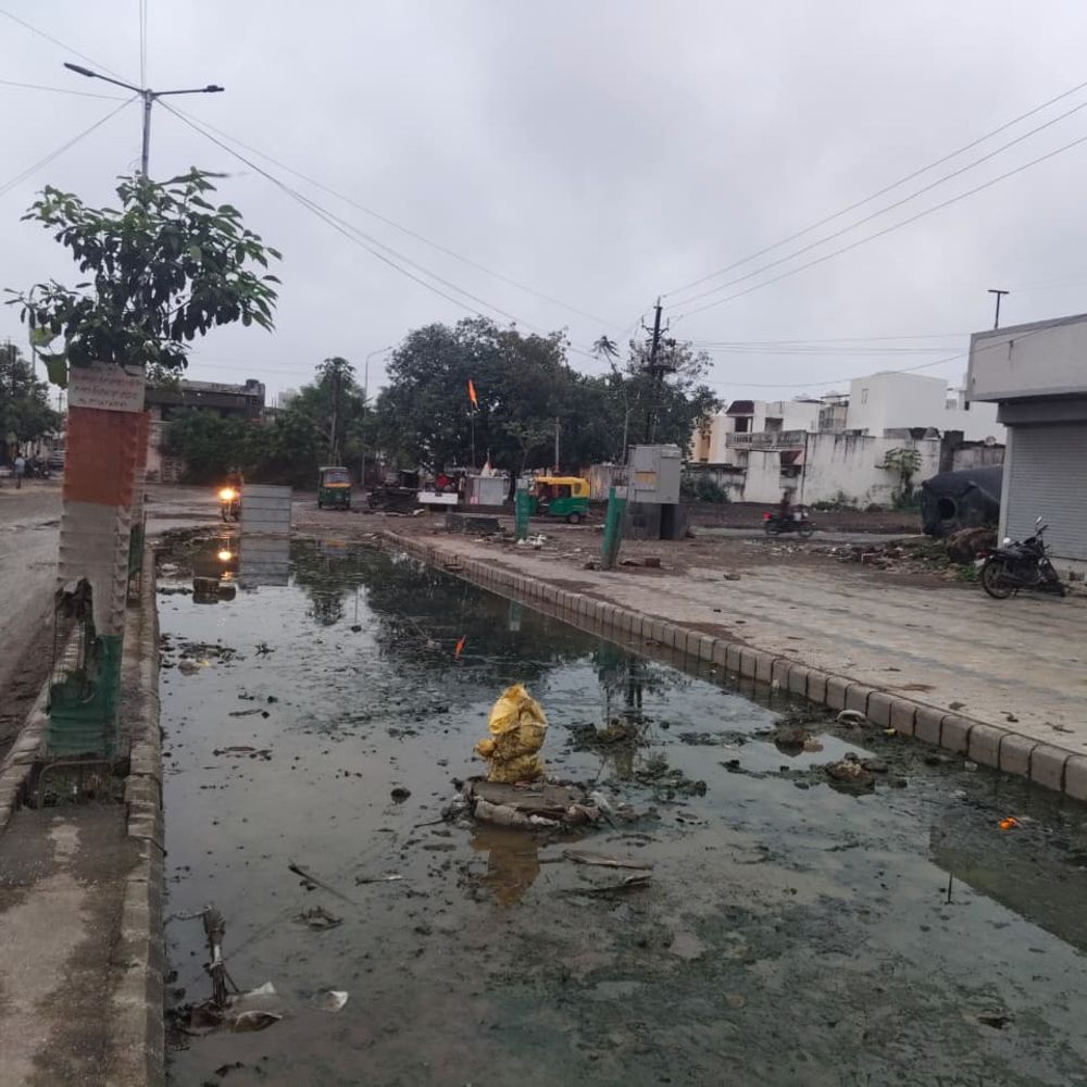 એક જ કોન્ટ્રાક્ટરને કામ આપવાને કારણે વિલંબ‎:શાંતેશ્વર અને ઓઘડનગરમાં વરસાદી પાણી - ગંદકીથી મચ્છરોનો ઉપદ્રવ વધ્યો