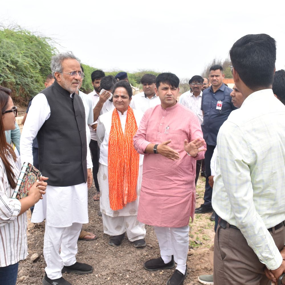 વનમંત્રીએ પોરબંદરના ઓડદર ખાતે સર્વોદય વનની સમીક્ષા કરી:સોશિયલ મીડિયામાં વાયરલ વીડિયો બાદ કામગીરીની ગુણવત્તા બાબતે અધિકારીઓને આપી સૂચનાઓ