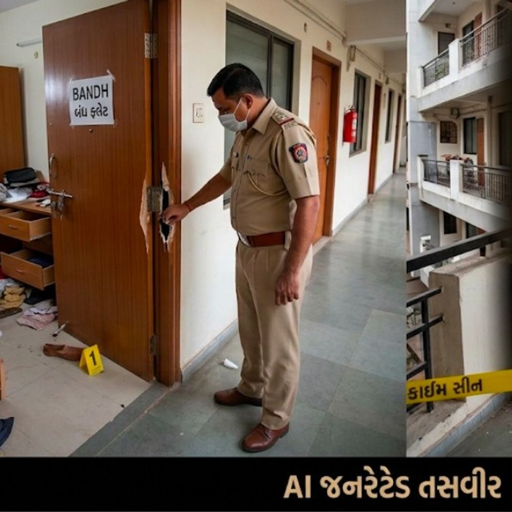 બંધ ફ્લેટને તસ્કરોએ નિશાન બનાવ્યો:પરિવાર સાથે સાયલા દર્શને ગયેલા વેપારીના ફ્લેટમાં તસ્કરો ત્રાટક્યા, સોના-ચાંદીના દાગીના સહિત 11.40 લાખની મત્તા ચોરી