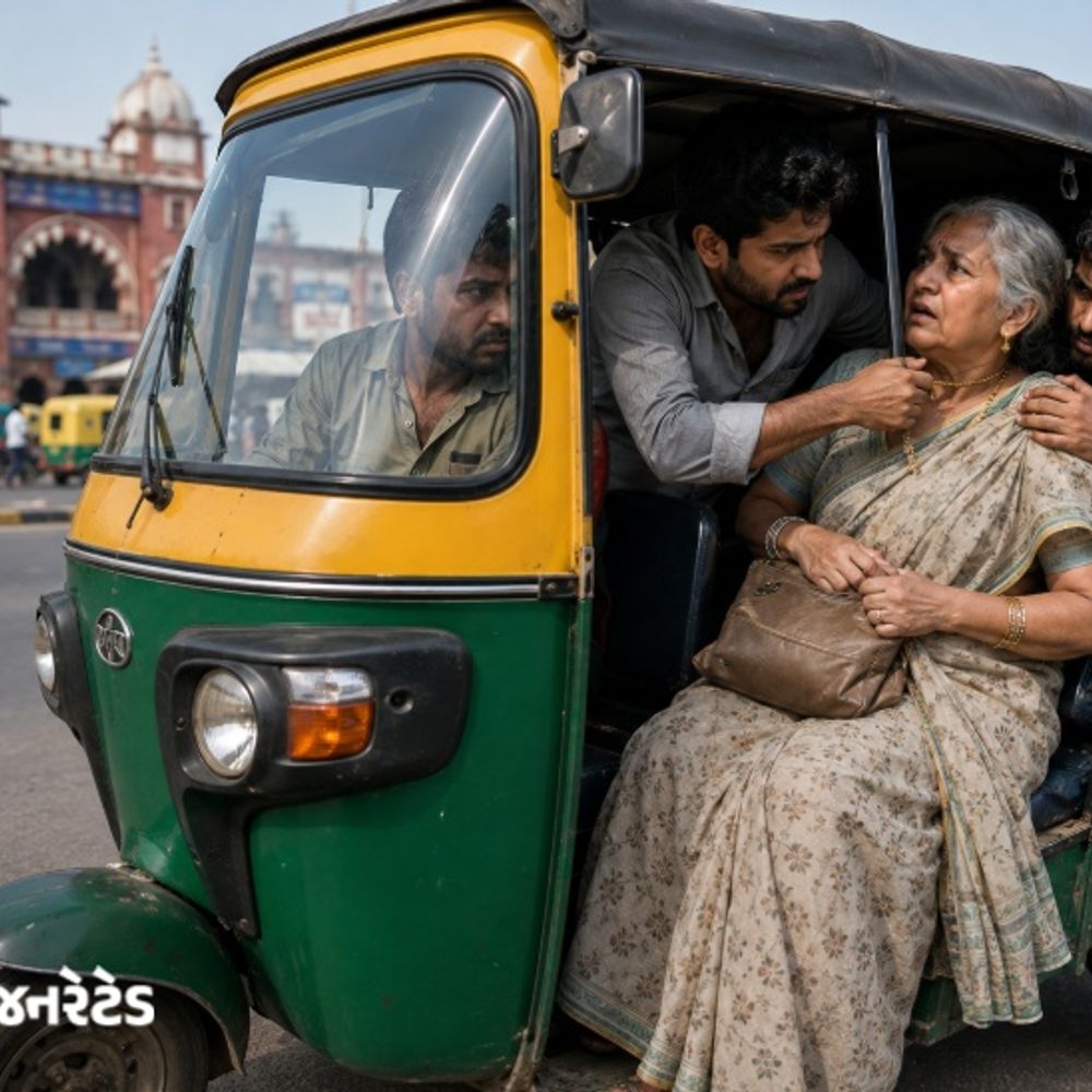 શટલરિક્ષા ગેંગે વૃદ્ધાને ધમકાવી 2 લાખની લૂંટ ચલાવી:કાલુપુર રેલવે સ્ટેશન બહારથી બેઠેલા ઈલાબેનને મેમ્કો તરફ લઈ જઈ રોકડ-દાગીના લૂંટી લીધા