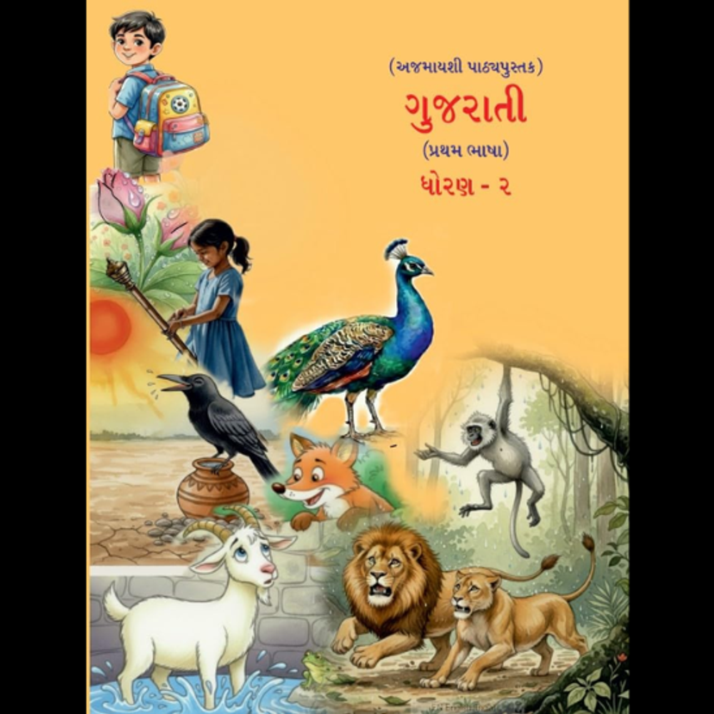 ધોરણ-2 ગુજરાતી પાઠ્યપુસ્તકમાં વ્યાકરણ, જોડણી અને લેખકના નામમાં મોટી ક્ષતિઓ!