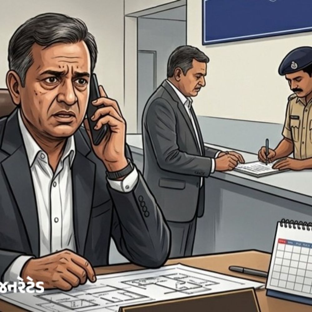 ગાંધીનગર CID ક્રાઇમના નકલી PIનો સુરતના બિલ્ડરને ધમકીભર્યો કોલ:'સમાધાન નહીં કરો તો કેસ કરી દઈશ', કતારગામ પોલીસ સ્ટેશનમાં ફરિયાદ નોંધાઈ