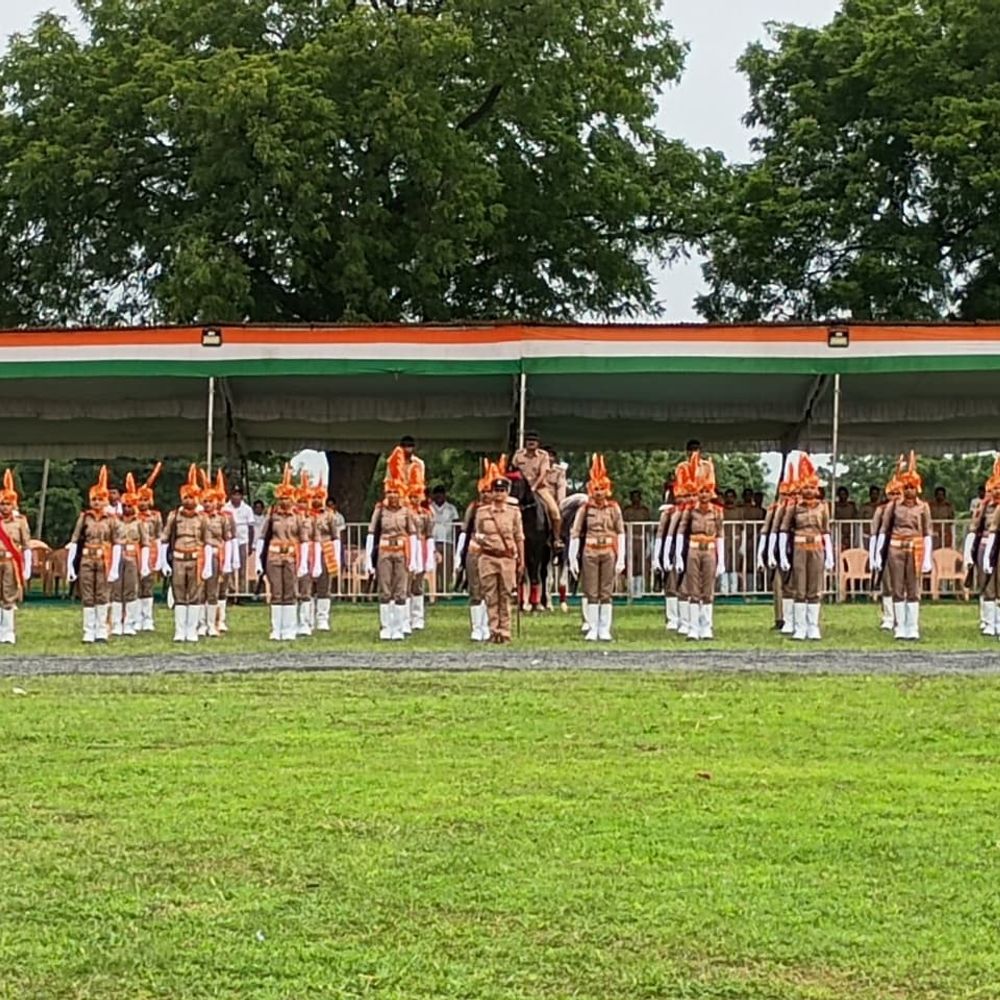ઝઘડિયામાં જિલ્લાકક્ષાની સ્વાતંત્ર્ય પર્વની ઉજવણીનું રિહર્સલ યોજાયું:ધ્વજવંદન, પરેડ તેમજ દેશભક્તિ અને સાંસ્કૃતિક કાર્યક્રમોનું નિરીક્ષણ કરાયું, વિવિધ વ્યવસ્થાઓની સમીક્ષા કરાઈ