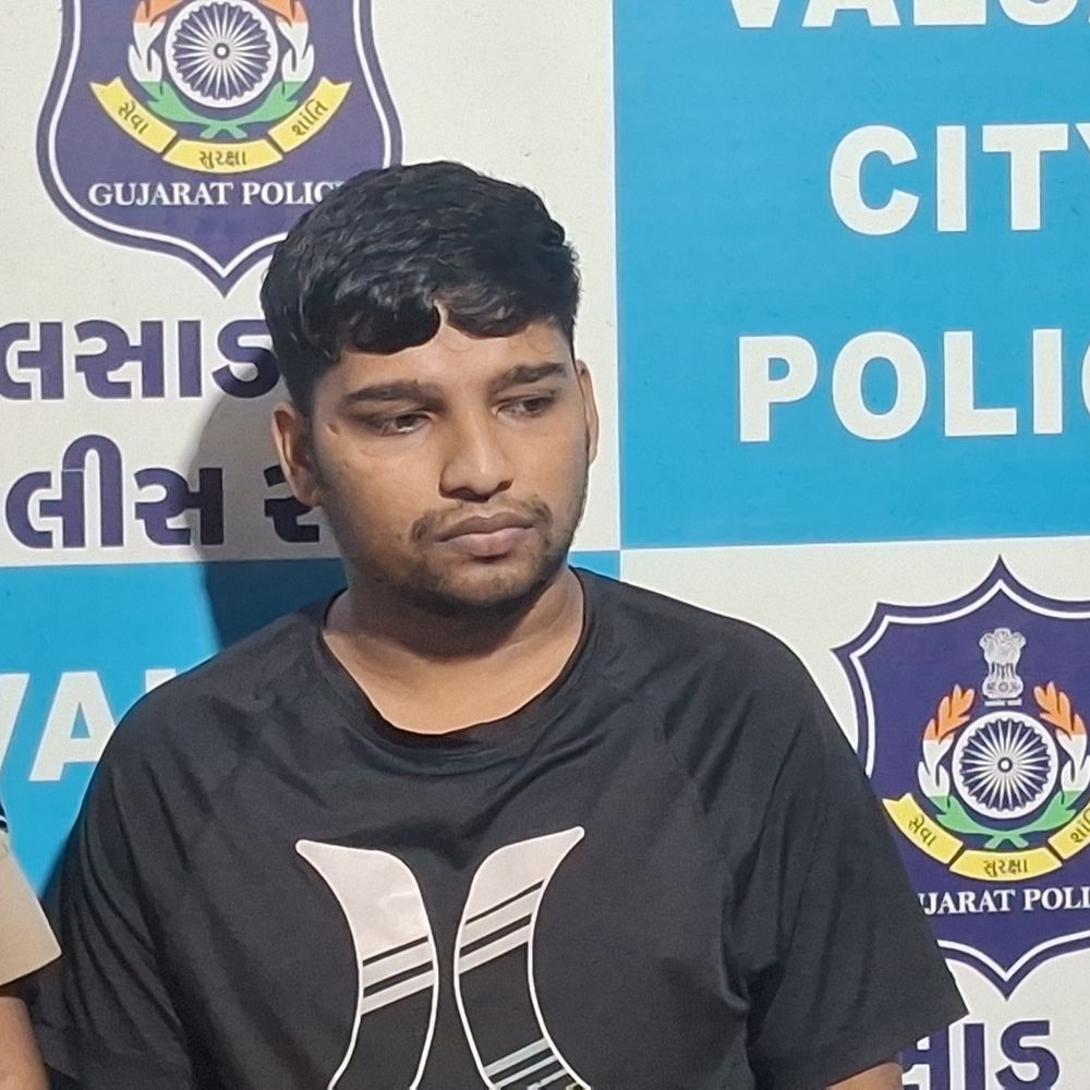 ગાંજાની ખેતી કેસમાં વોન્ટેડ આરોપી ઝડપાયો:વલસાડના સરોધી ગામ માંથી ₹ 37 લાખના 74.310 કિલો લીલા ગાંજાના છોડ જપ્ત કરાયા હતા