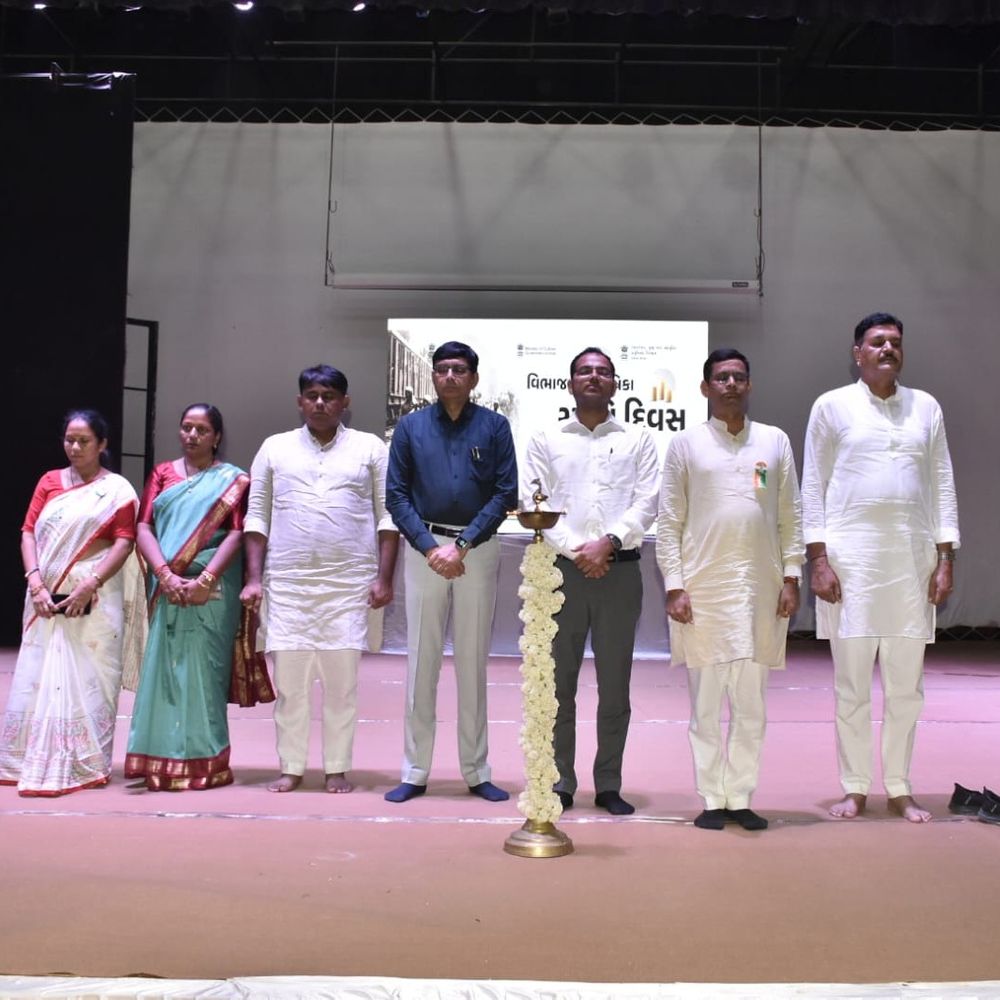 પાટણમાં 'વિભાજન વિભીષિકા સ્મૃતિ દિવસ' કાર્યક્રમ યોજાયો:1947ના વિભાજન પીડિતોને નાટિકા, ફિલ્મ, કેન્ડલ માર્ચથી શ્રદ્ધાંજલિ અપાઈ