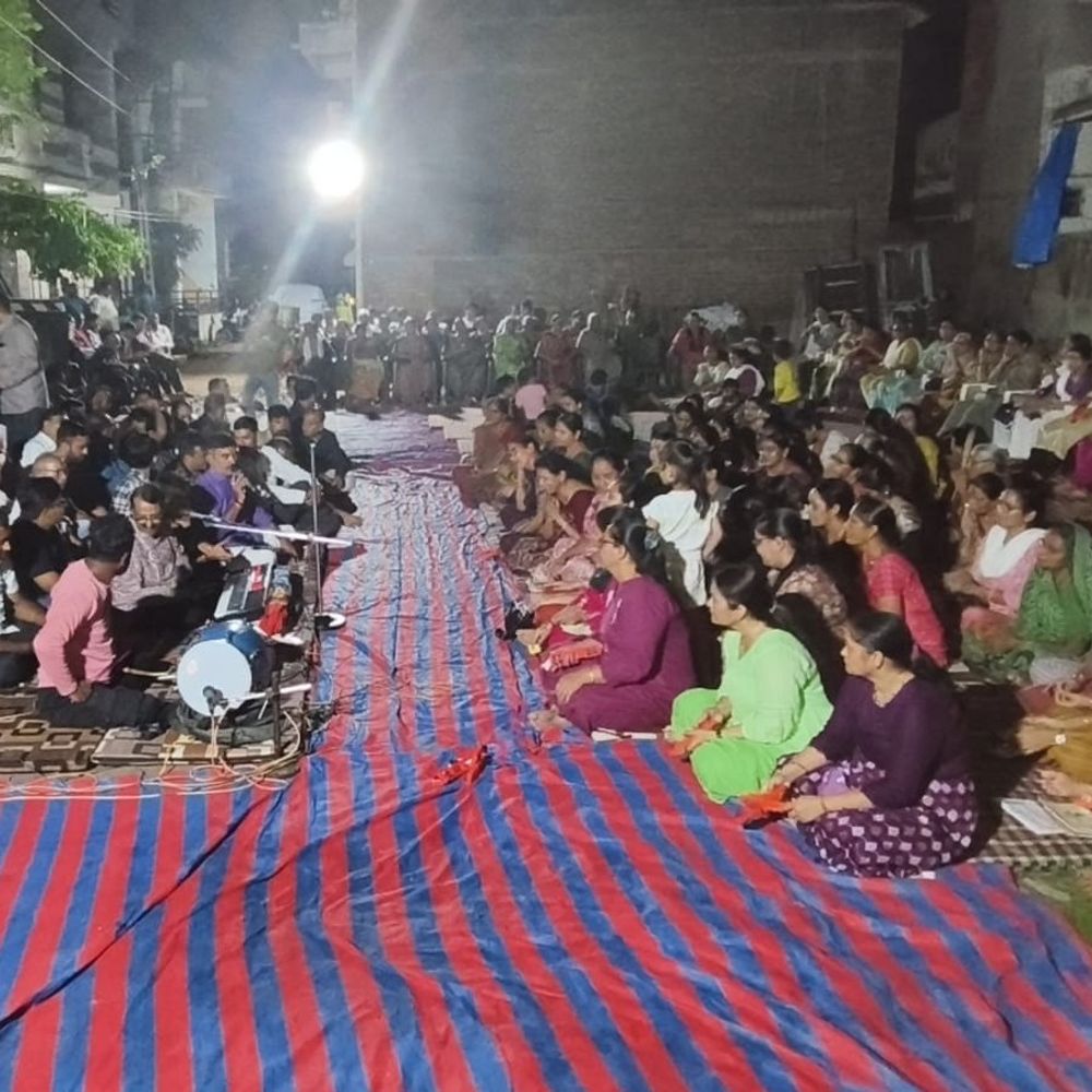 પાટણમાં 130મો ભજન સત્સંગ કાર્યક્રમ યોજાયો:ભક્તોએ ભજન-કીર્તન સાથે આધ્યાત્મિક આનંદ માણ્યો