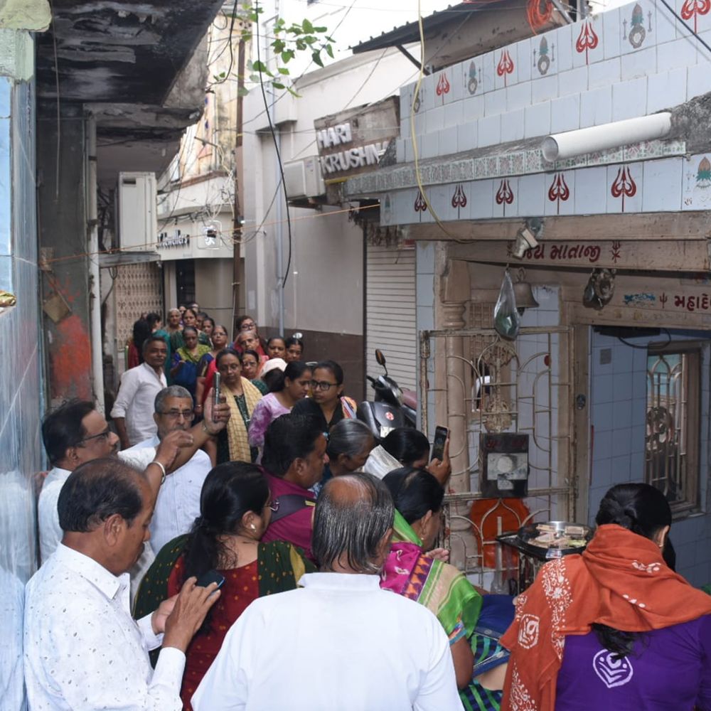 જામનગરમાં નાની સાતમે શીતળા માતાની પૂજા