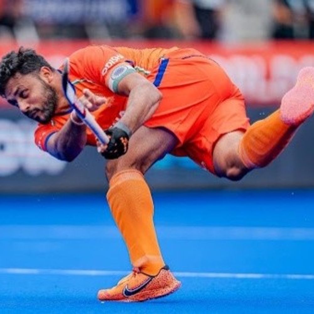હોકી વર્લ્ડકપ- ભારતે પાકિસ્તાન પર 2-0ની લીડ બનાવી:હરમનપ્રીત બાદ અભિષેકે ગોલ કર્યો; બંને ટીમના ખેલાડીઓએ હાથ ન મિલાવ્યા