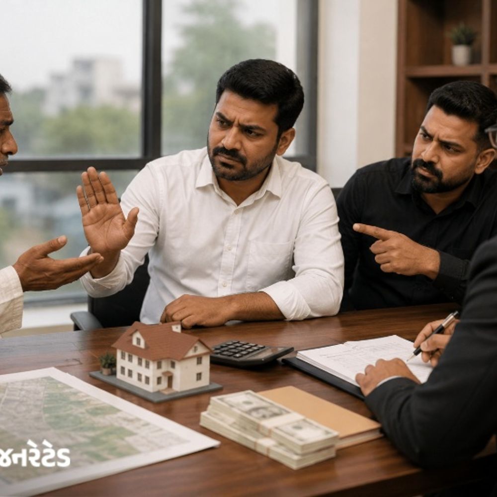 ખેડૂતને રાચરડાની જમીનનો સોદો ભારે પડ્યો:24 કરોડમાં નક્કી કરેલી જમીનના ભાવ વધતા માલિકો-દલાલની દાનત બગડી, ખેડૂતના 18.50 કરોડ પચાવી પાડ્યાની બોડકદેવમાં ફરિયાદ