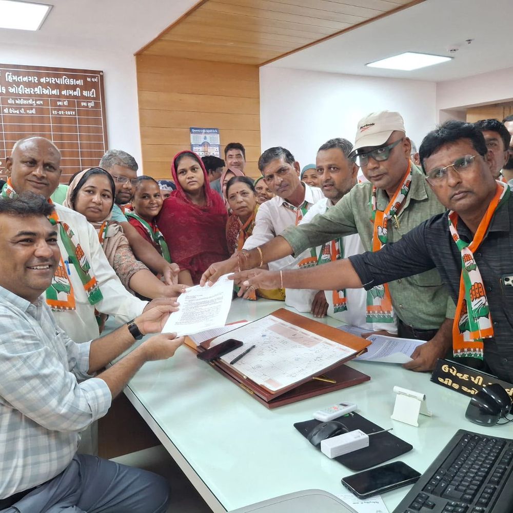 રજૂઆત:હિંમતનગર પાલિકામાં બોગસ બેંક ગેરંટી રજૂ કરનાર ઉમા એજન્સી સામે ફરિયાદ નોંધાવો
