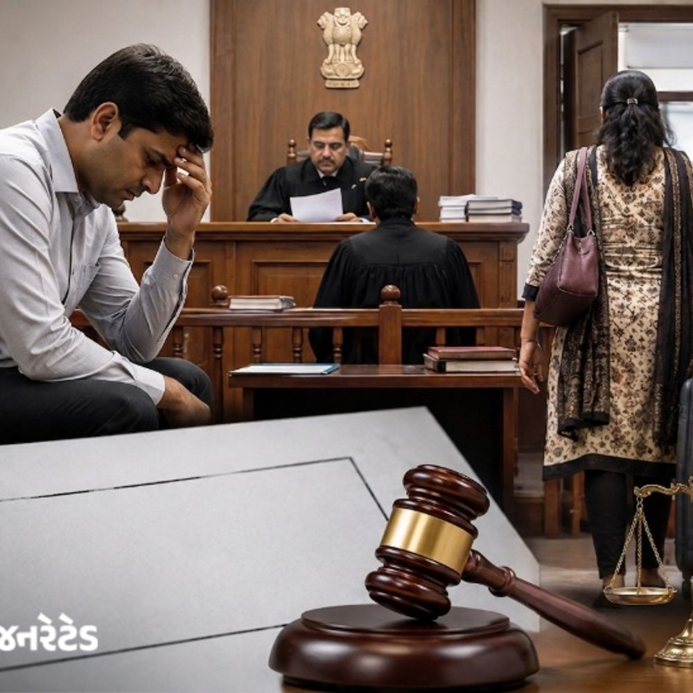 પત્ની જાતે પિયરમાં રહેવા જતી રહેતા કોર્ટનો ભરણપોષણનો ઇનકાર:અમદાવાદમાં કોર્ટે કહ્યું-માત્ર ભરણપોષણ લેવા અરજી, લગ્ન જીવનમાં રસ નથી; મહિને 45 હજાર માગ્યા હતા