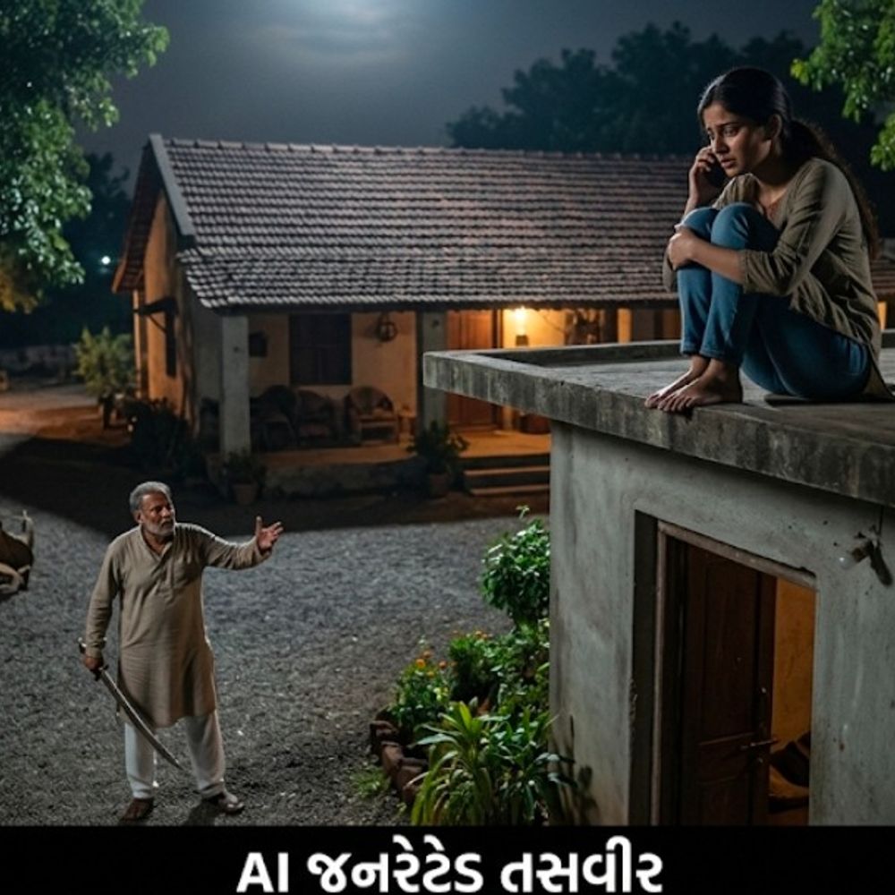62 વર્ષના વૃદ્ધ અને 22 વર્ષની યુવતી વચ્ચે પ્રેમ થયો:કરજણ પાસે ફાર્મ હાઉસમાં દારૂ પીને વૃદ્ધ તલવાર લઈને યુવતીને મારવા દોડ્યો, યુવતી અંધારામાં છત પર ચઢી એક કલાક બેસી રહી, અભયમની મદદ લીધી