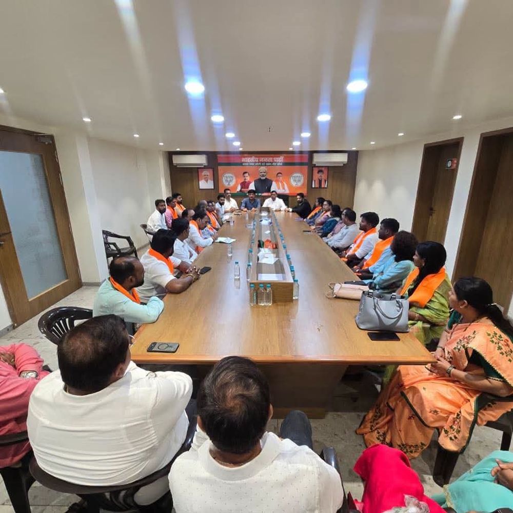 ભાજપ દ્વારા પ્રફુલભાઈ પટેલના કાર્યકાળની ઉજવણી:જન્મદિવસ નિમિત્તે કાર્યક્રમોના આયોજન માટે બેઠક