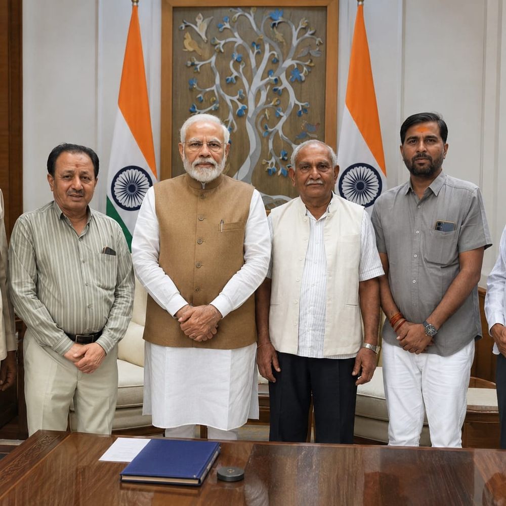 બ્રોડગેજ મામલે PM સાથે મુલાકાતનો દાવો: AI ફોટો થકી ભ્રમણા ફેલાવતા પૂર્વ નેતાઓ