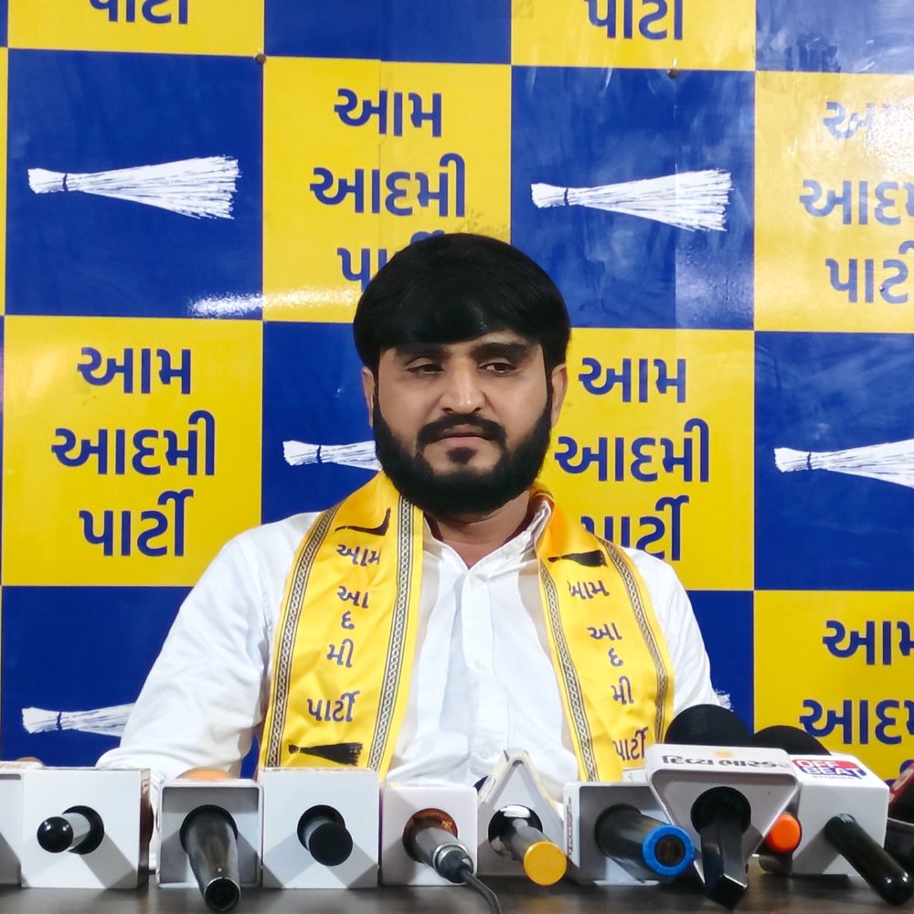 દુષ્કાળ જાહેર કરવાની માગ સાથે AAPનું સત્યાગ્રહનું એલાન:દ્વારકા, કચ્છ સહિતના જિલ્લામાં વરસાદની ઘટ, જામખંભાળિયામાં 'દુષ્કાળ ઘોષણા સત્યાગ્રહ'ની આપી ચીમકી