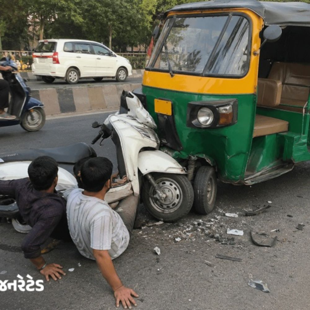 ગીતા મંદિર પાસે રોંગ સાઈડમાં જતા એક્ટિવાનો રિક્ષા સાથે અકસ્માત:ધો-10ના વિદ્યાર્થીનું સારવાર દરમિયાન મોત, એક્ટિવા ચાલક ખાલિદ શેખ સામે ગુનો નોંધાયો