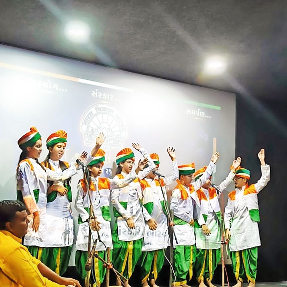 મોરબીમાં રાષ્ટ્રીય સમૂહગાન સ્પર્ધા