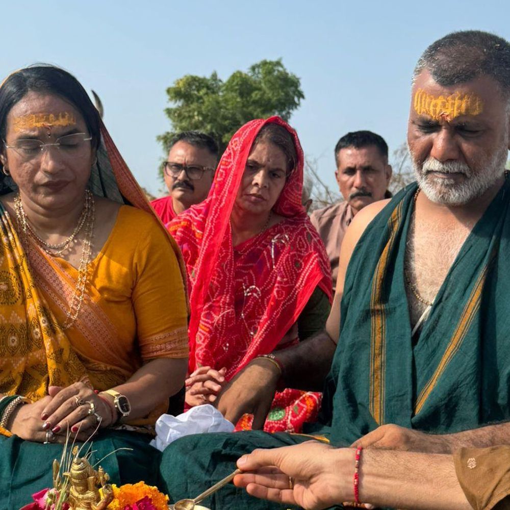 અનાવાડા ગૌશાળામાં કેદારનાથ જેવું કપિલેશ્વર મહાદેવ મંદિર બનશે:જન્માષ્ટમીએ દાતા ચેતનભાઈ વ્યાસના હસ્તે ભૂમિ પૂજન કરાયું, સંપૂર્ણ પથ્થરથી બનશે