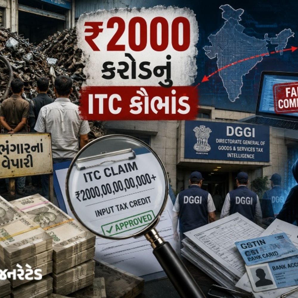 સુરતમાં 5 ભંગારના વેપારીના નામે ₹2000 કરોડનું ITC કૌભાંડ:મણિપુરની નકલી કંપની સાથે કનેક્શન ખુલતાં DGGI ચોંકી ઊઠી, મોટા માથાઓ સુધી પહોંચવા કવાયત્
