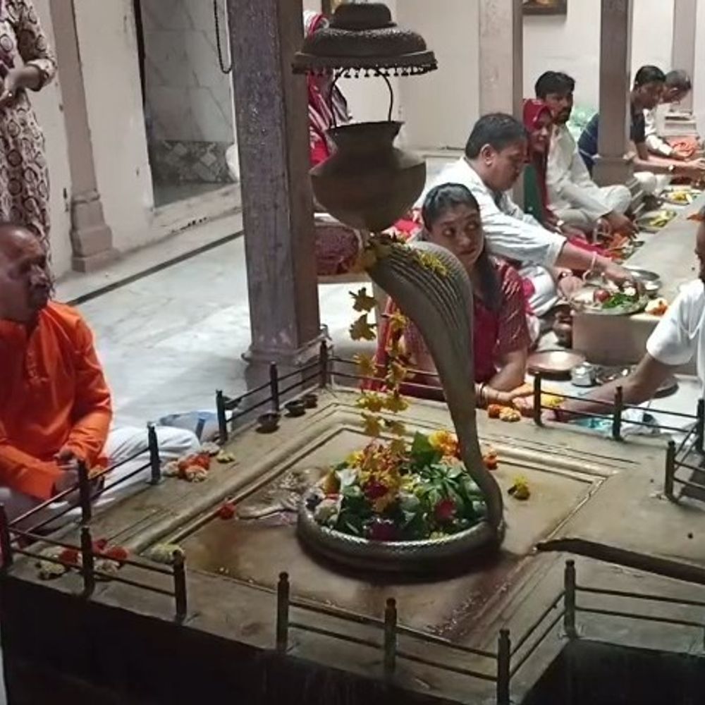શ્રાવણના અંતિમ સોમવારે મહાદેવજીને બિલ્વ અર્પણ કરાયા:પરશુરામ સંગઠન અને ભાર્ગવ સમસ્ત પંચ ટ્રસ્ટ દ્વારા ભરૂચમાં પૂજા કરાઈ