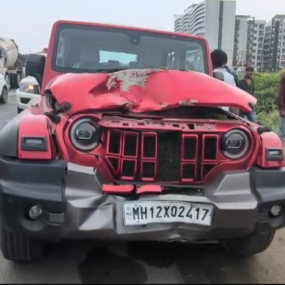 વડોદરા નજીક NH-48 પર હિટ એન્ડ રન:તરસાલી-કપુરાઈ બાયપાસ પાસે પૂરપાટ ઝડપે દોડતી થારે અજાણ્યા રાહદારીને અડફેટે લેતાં મોત, ટ્રાફિકજામના દ્રશ્યો સર્જાયા