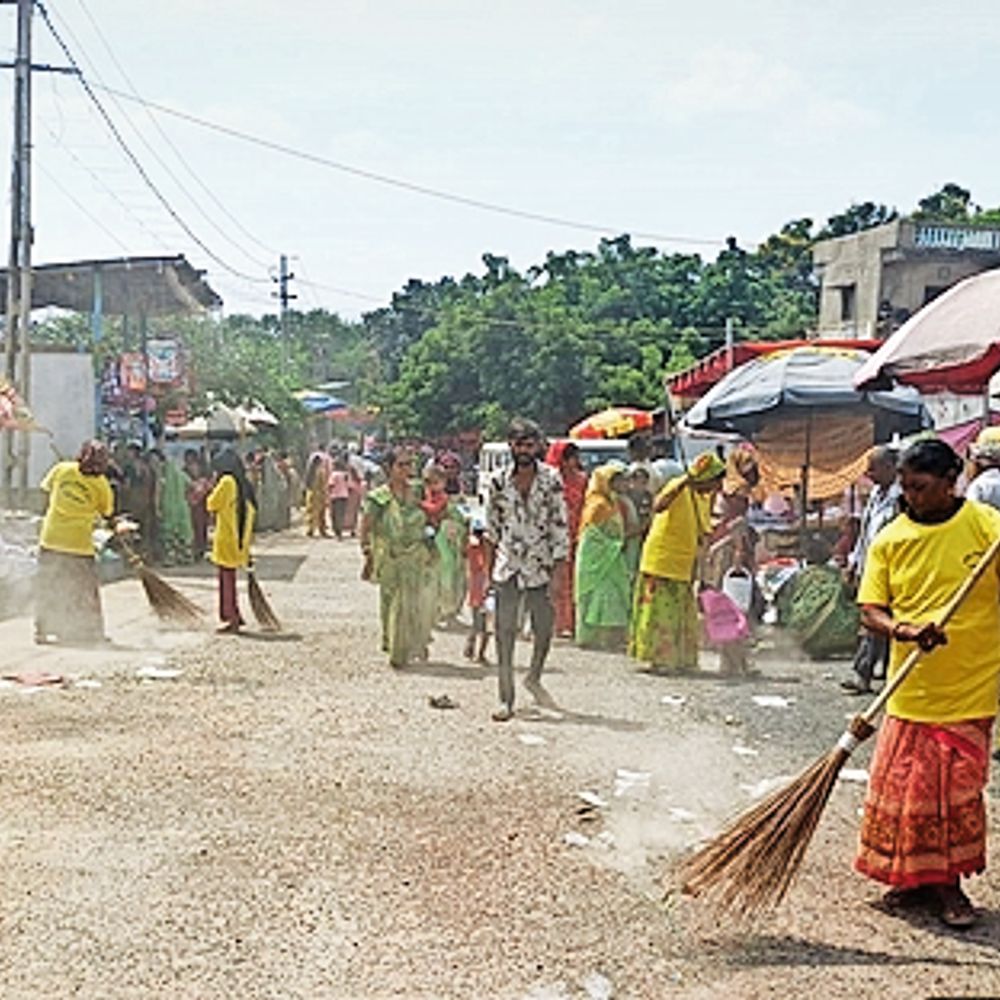 તરણેતર મેળામાં ૨૪ કલાક સફાઈ