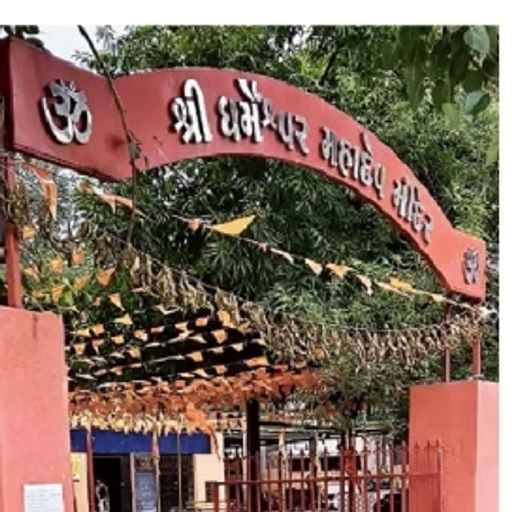 રાજકોટના ધર્મેશ્વર મંદિર પાસે ગંદા પાણી ભરાયાં