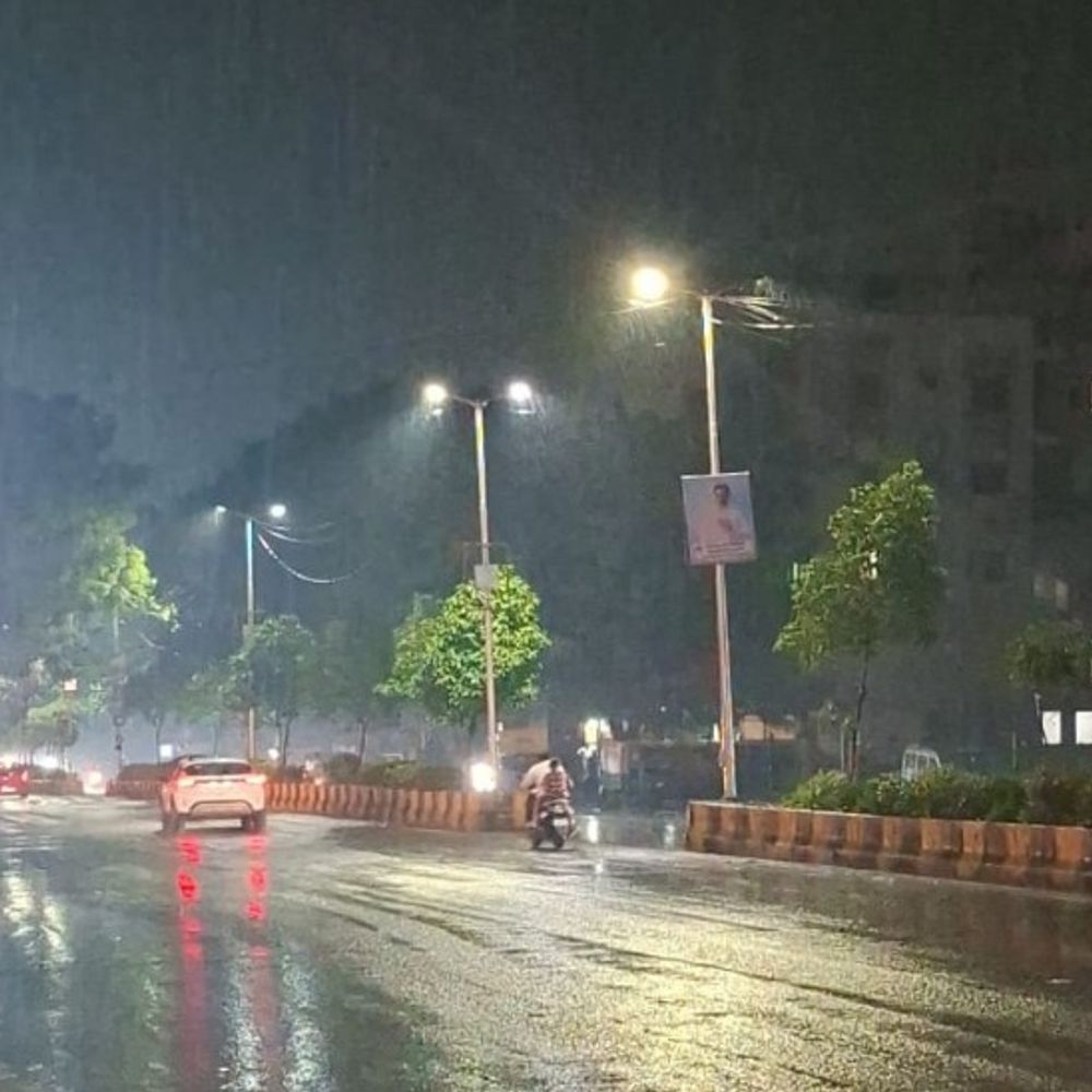 સતત બે દિવસથી જિલ્લામાં વરસાદી મહાલો:તળાજામાં એક ઈંચ, વલ્લભીપુર, મહુવા તથા જેસરમાં અડધો ઈંચ વરસાદ ખાબક્યો, વાતાવરણમાં ઠંડક પ્રસરી