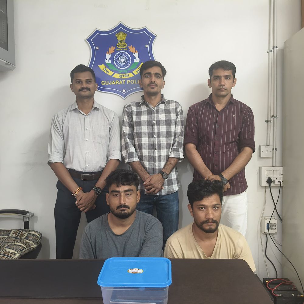 શેરબજારમાં રૂ. 1.46 કરોડની છેતરપિંડી કરનાર ગેંગના 2 સાગરીતો ઝડપાયા:વલસાડના શખસને વધુ નફાની લાલચ આપી ઠગાઈ કરી, પોલીસે ડીસાથી ઝડપ્યા