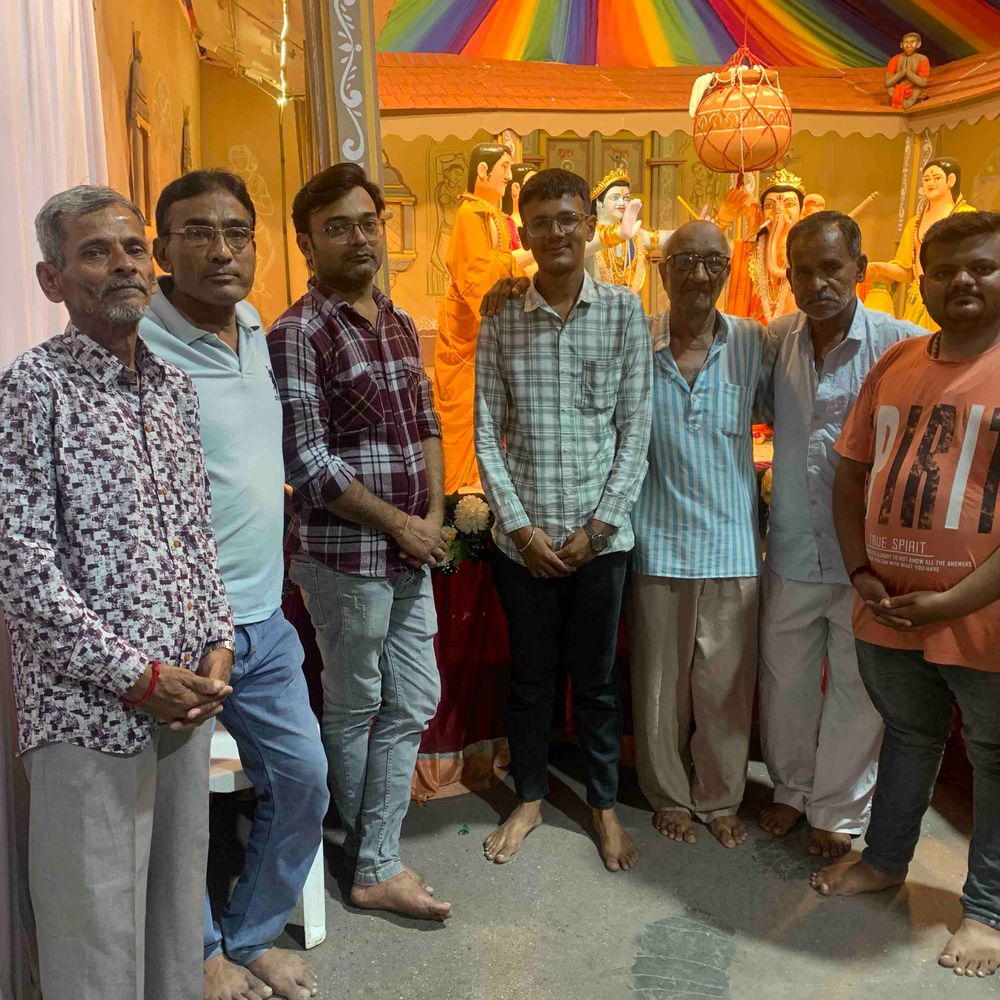 જામનગરમાં ધર્મ મિત્ર મંડળ દ્વારા વૃંદાવન થીમ ગણેશોત્સવ:25 વર્ષથી આયોજન, દરરોજ પૂજા-આરતી અને ધાર્મિક કાર્યક્રમો યોજાયા