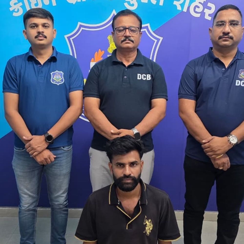 પતિ-પત્નીની ખોટી ઓળખ આપીને બંગલાઓને નિશાન બનાવનાર ઝડપાયો:અલથાણમાં 2 દિવસ કામ કરી 27 તોલા સોનું-રોકડ લઈને ફરાર થયો'તો, ગુજરાત-રાજસ્થાનમાં 10 ગુના નોંધાયેલા