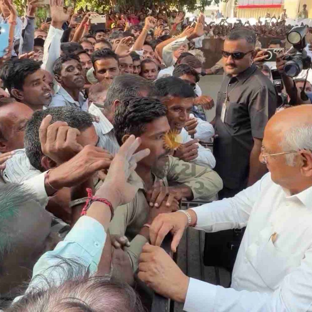 ગોધરાના નદીસર ગામે CM ભૂપેન્દ્ર પટેલની વિશેષ મુલાકાત:ગ્રામજનો સાથે સંવાદ કર્યો, સેવા-શિક્ષણ-સંસ્કૃતિનો ત્રિવેણી સંગમ જોવા મળ્યો