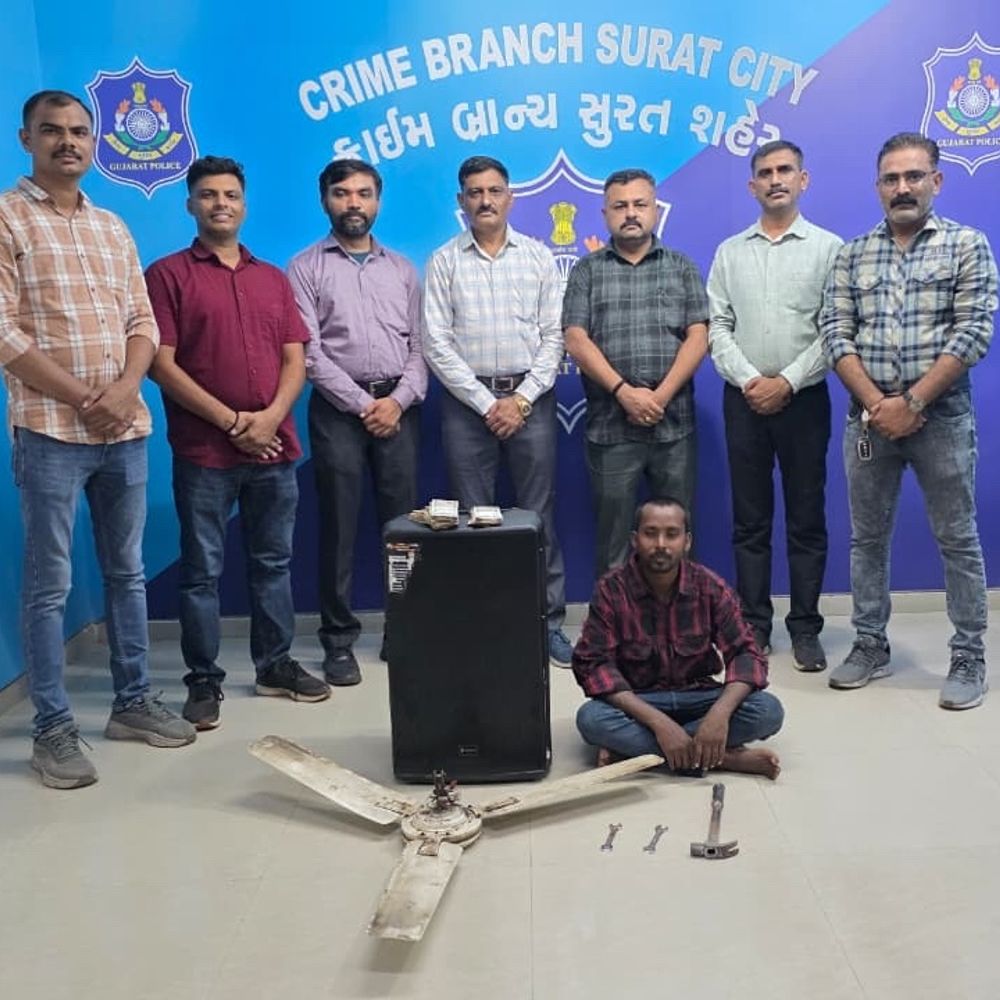 દાન કરવાના બહાને રેકી કરી ચર્ચમાં કરતો ચોરી:અઠવાલાઇન્સના ચર્ચમાં થયેલી ચોરીનો ભેદ CCTVથી ઉકેલાયો, મધ્યપ્રદેશનો રીઢો ચોર ઝડપાયો