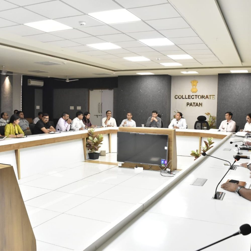 પાટણમાં 7 ઓક્ટોબરે સેવા જ્યોતિ કળશ યાત્રા યોજાશે:કલેક્ટર પ્રશાંત જિલોવાની અધ્યક્ષતામાં બેઠક, રૂટ નક્કી કરાયો; PM મોદી લાઈવ જોડાશે