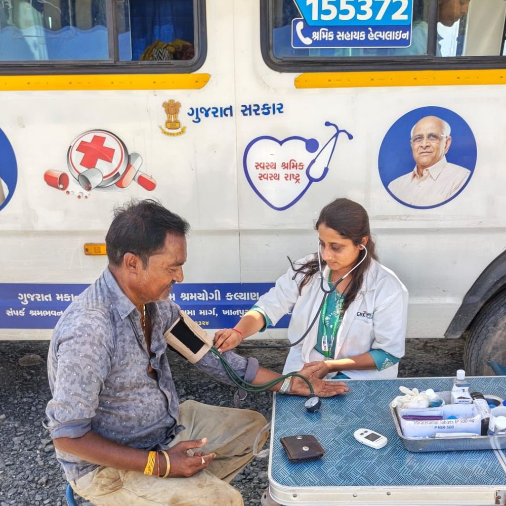 ગીર સોમનાથ સહિત 3 જિલ્લામાં હૃદય જાગૃતિ કાર્યક્રમ યોજાયા:વિશ્વ હૃદય દિવસ નિમિત્તે શ્રમિકો અને ગ્રામ્ય નાગરિકોની આરોગ્ય તપાસ કરાઈ