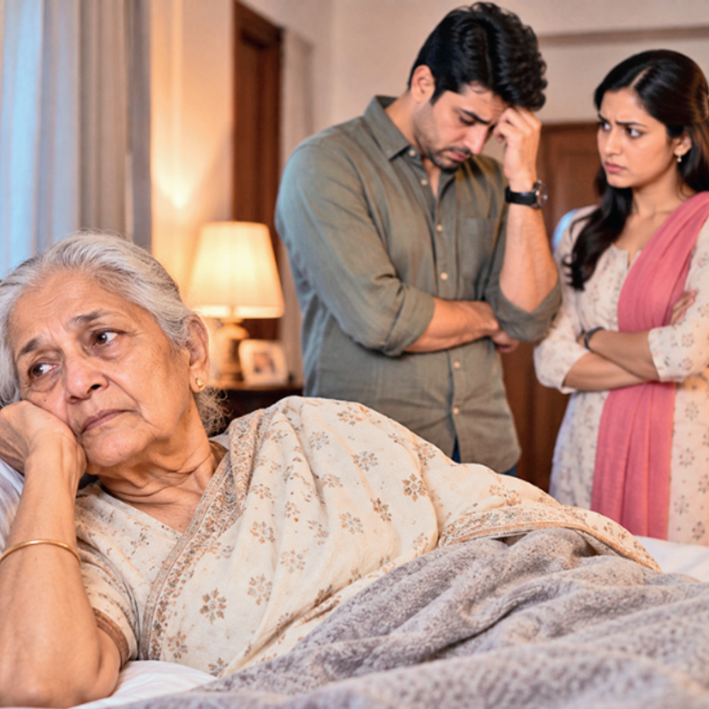 એકાકી વૃદ્ધાની વેદના: ઘરડાઘરની ઈચ્છા