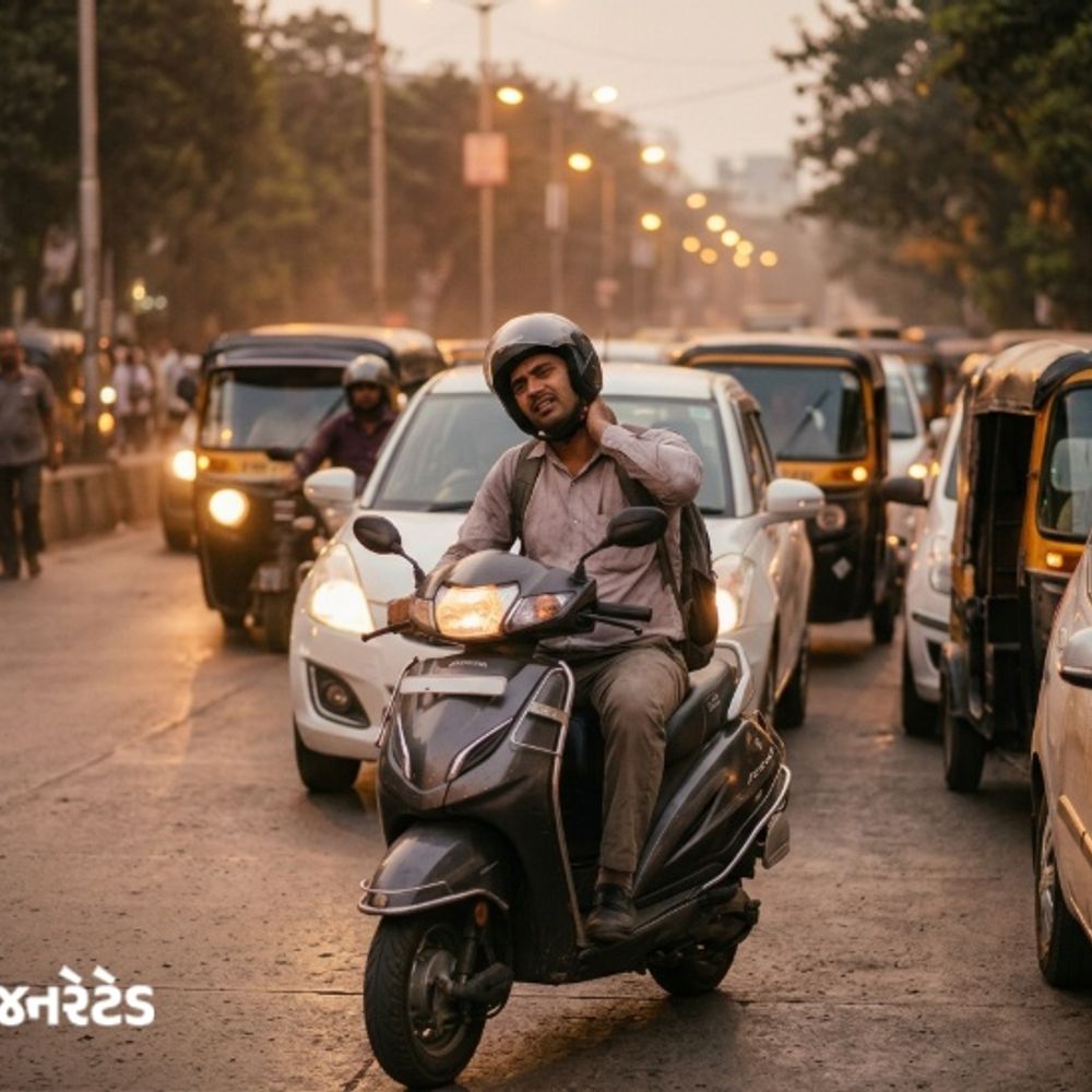 અમદાવાદમાં ટૂ-વ્હીલરનો વધતો ઉપયોગ: સ્વાસ્થ્ય પર ગંભીર અસરો, કમર-ગરદનને જોખમ